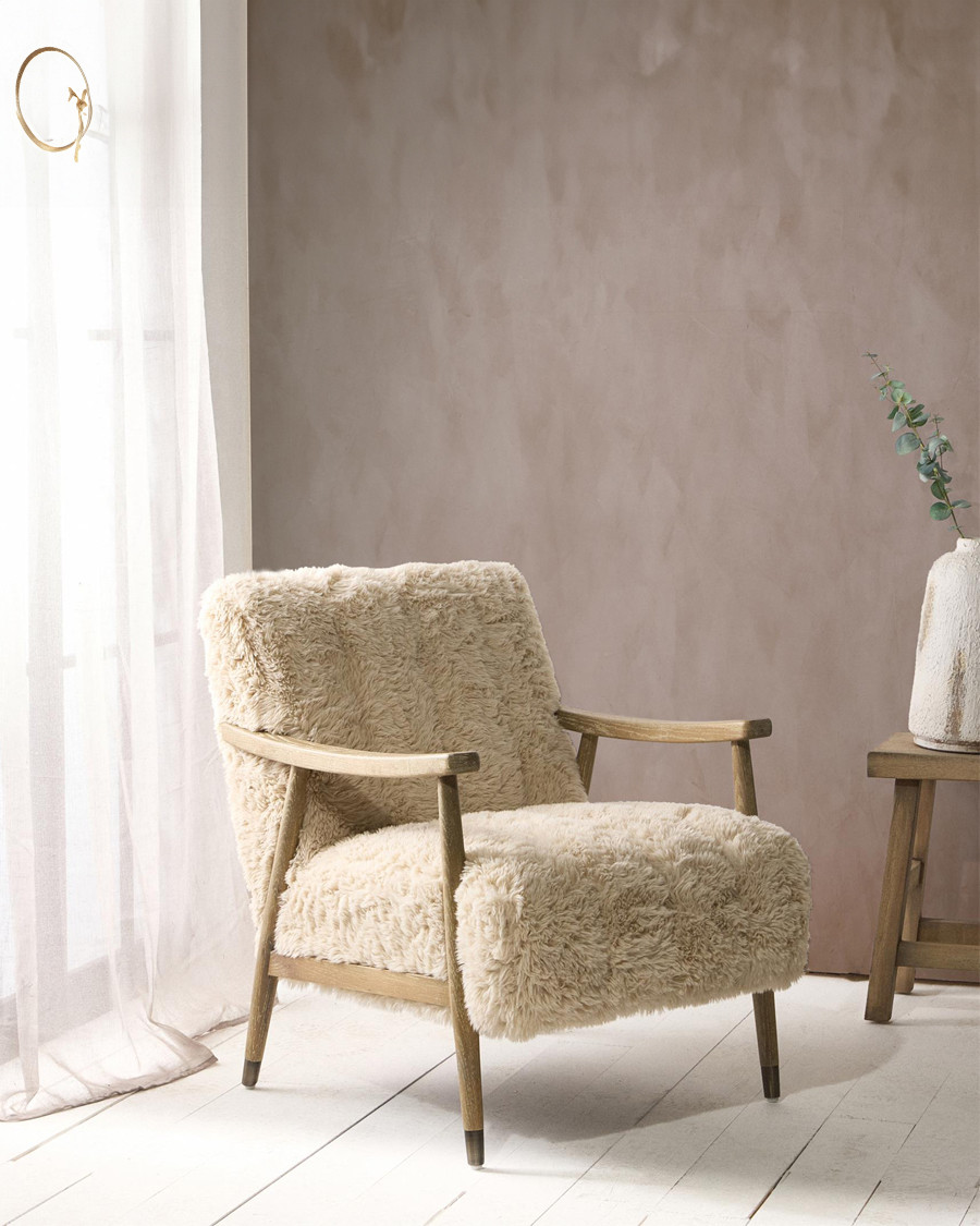 Lina - Solid wood armchair