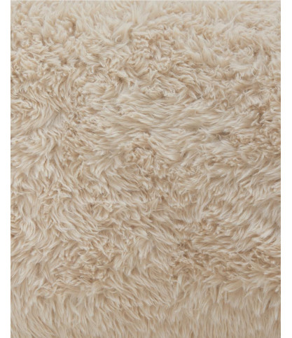 Lina - Fauteuil en bois massif et véritable peau de mouton
