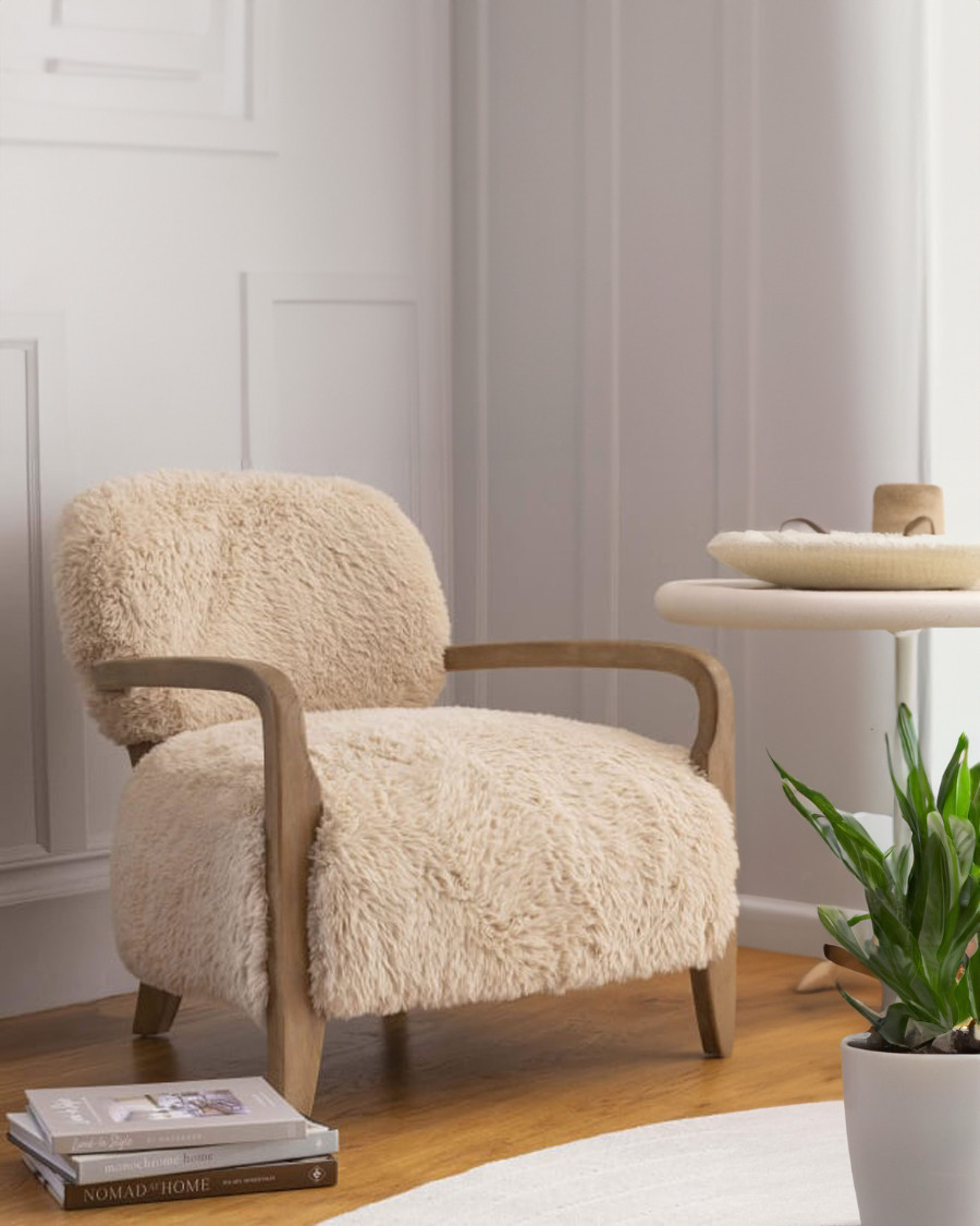 Anna - Solid wood armchair