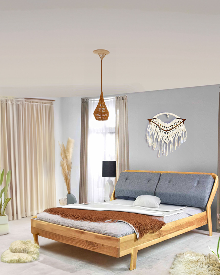 Vintage - Stabiles Bett aus massiver Eiche 160 cm