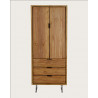 Lara- Armoire en bois massif de teck recyclé