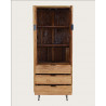 Lara- Armoire en bois massif de teck recyclé