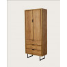 Lara- Armoire en bois massif de teck recyclé