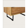 Lara- Armoire en bois massif de teck recyclé