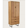 Lara- Armoire en bois massif de teck recyclé