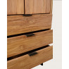 Lara- Armoire en bois massif de teck recyclé