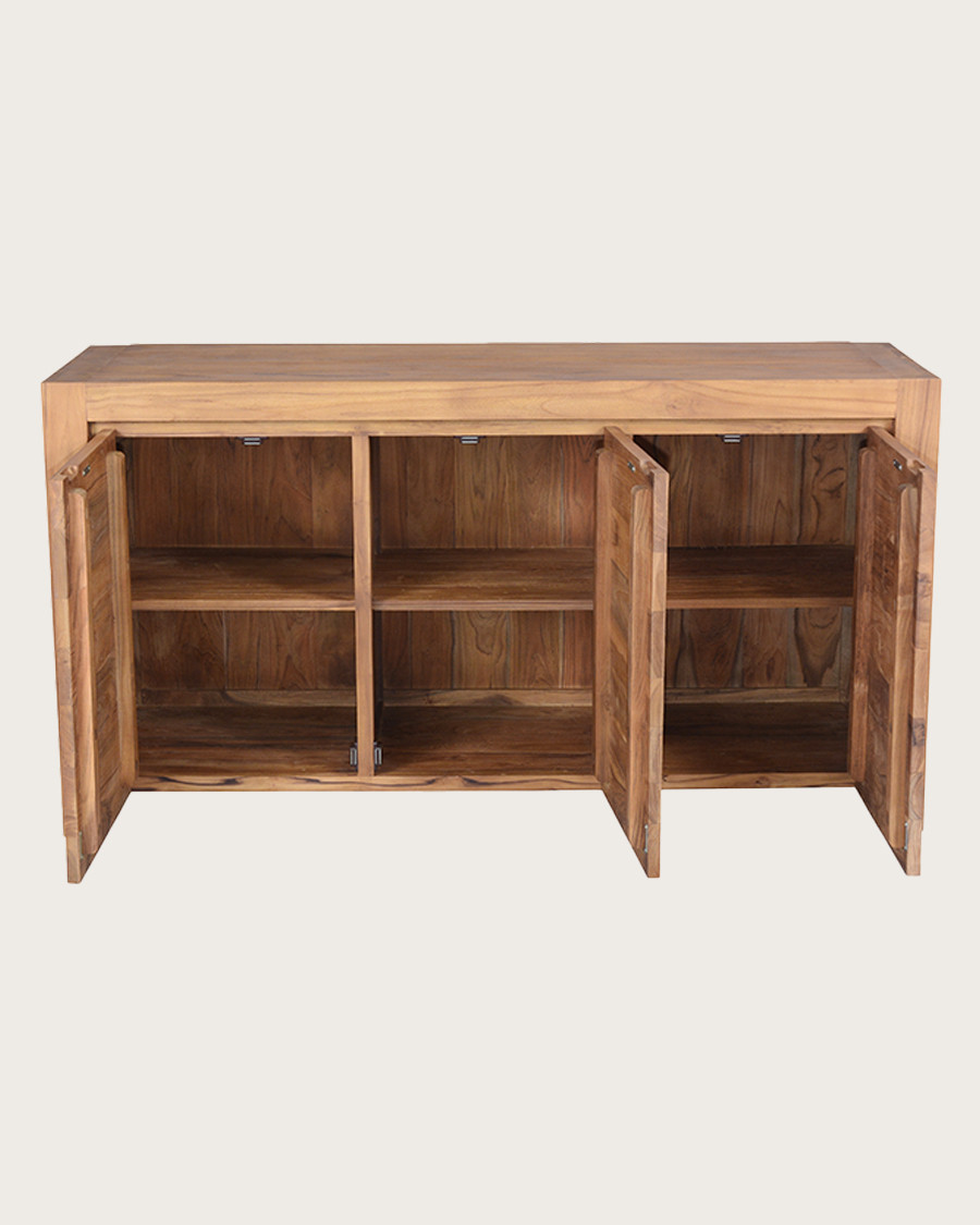 Kutaya - 3-door sideboard in solid teak