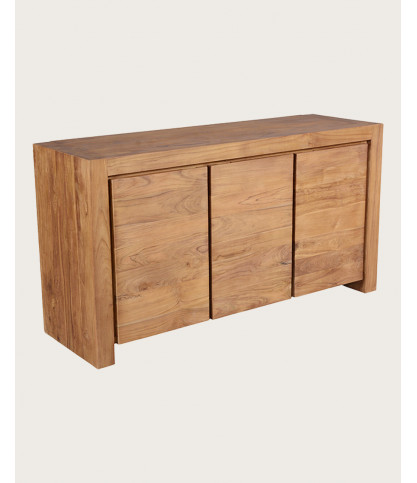 Kutaya - 3-door sideboard in solid teak