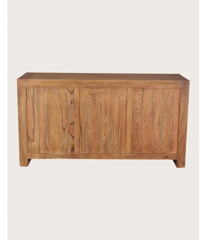 Kutaya - 3-door sideboard in solid teak