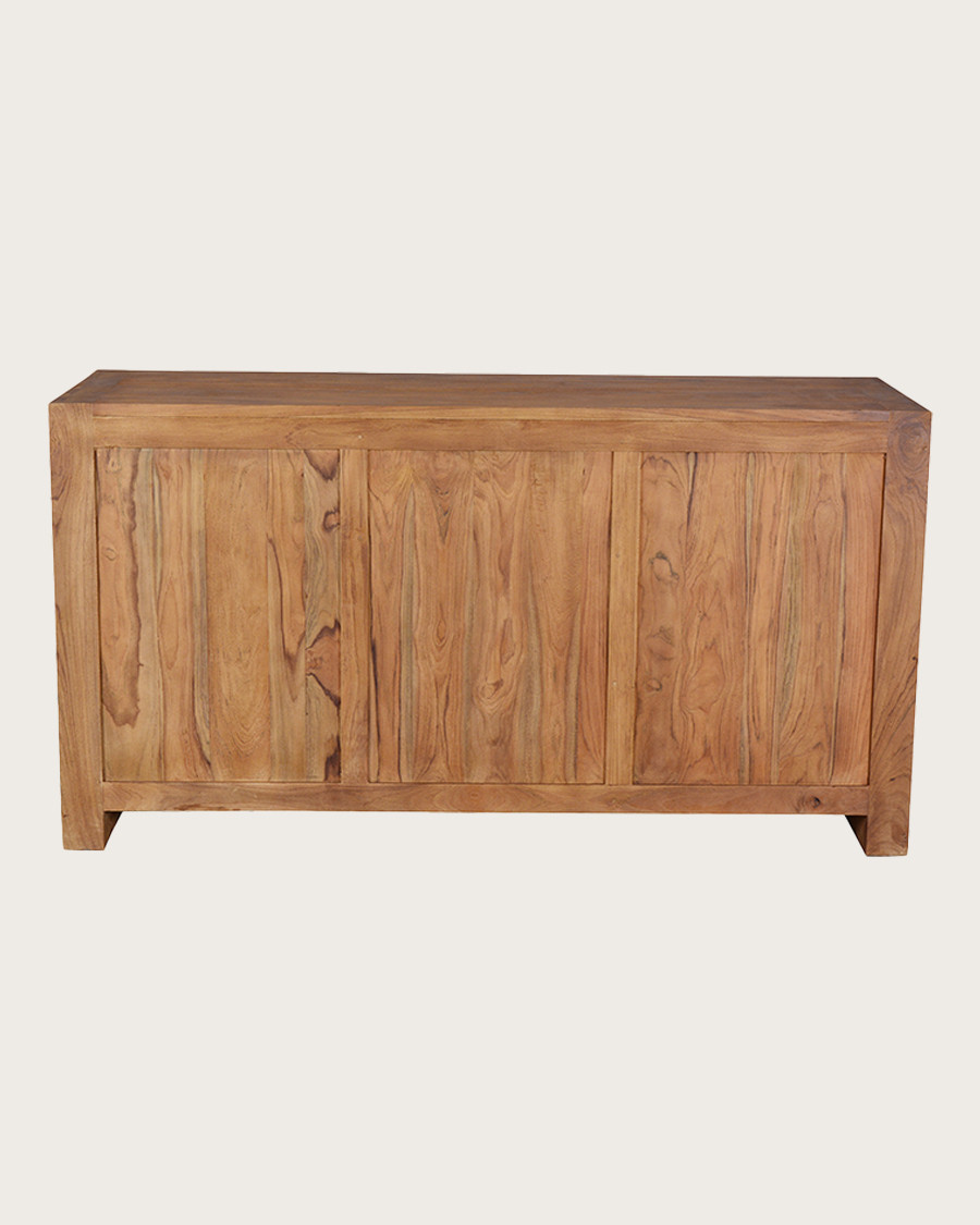 Kutaya - 3-deurs dressoir van massief teakhout