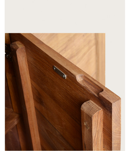 Kutaya - Credenza a 3 ante in teak massello