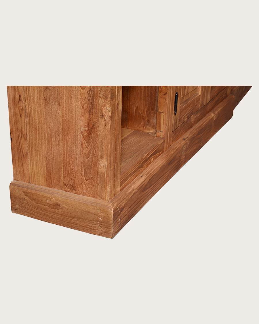 Annisa - Librería de teca maciza recuperada 250 cm