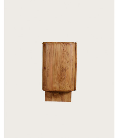 Cahya - Laag dressoir van massief gerecycled teakhout, 170 cm