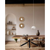 Dempo - Table repas en suar massif L250 cm 12-14 pers.