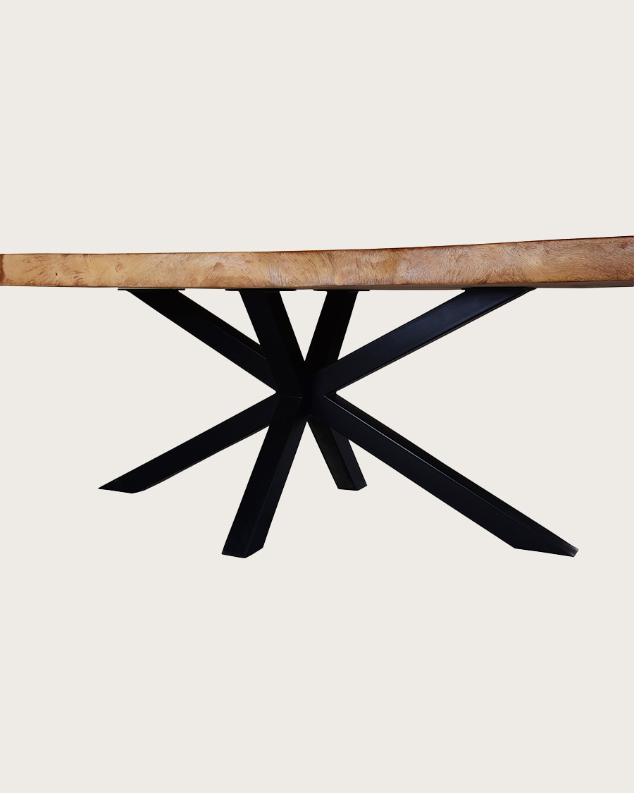 Dempo - Table repas en suar massif L250 cm 12-14 pers.