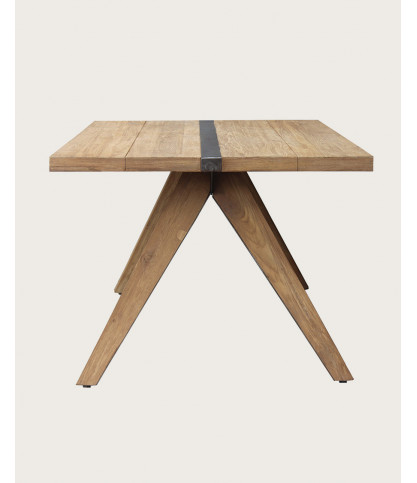 Bandung - Massief teakhouten eettafel