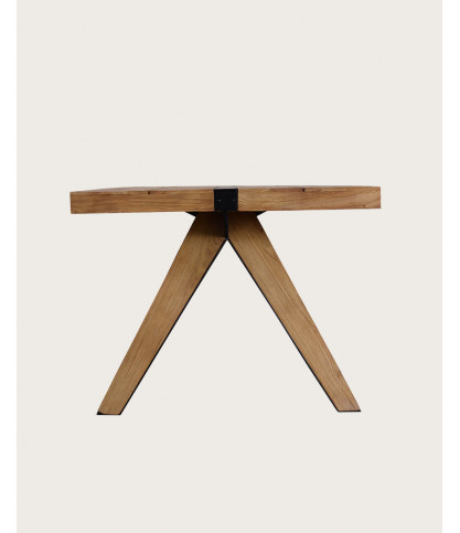 Ningbo - Table repas en teck massif L180 cm 8 pers.