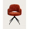 Elba - Fabric chair with metal legs