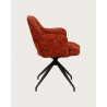 Elba - Fabric chair with metal legs