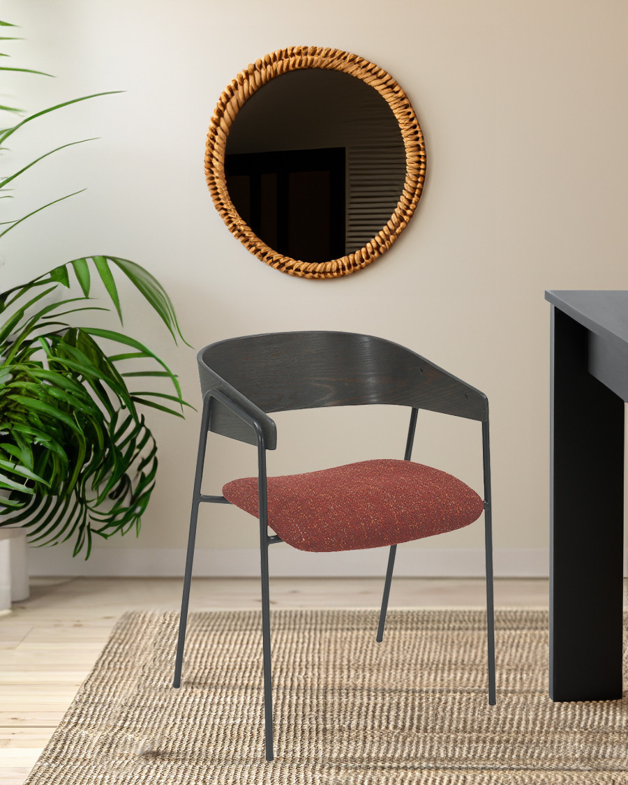 Wisla - Fabric chair with...