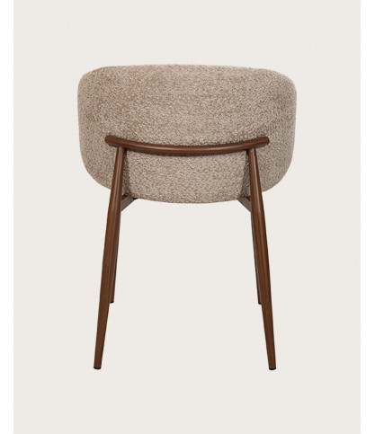 copy of Chacha - Lot de 2 chaise en tissu et pieds métal