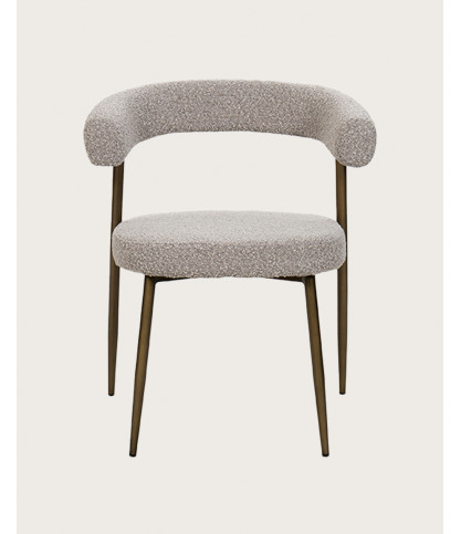 copy of Chacha - Lot de 2 chaise en tissu et pieds métal