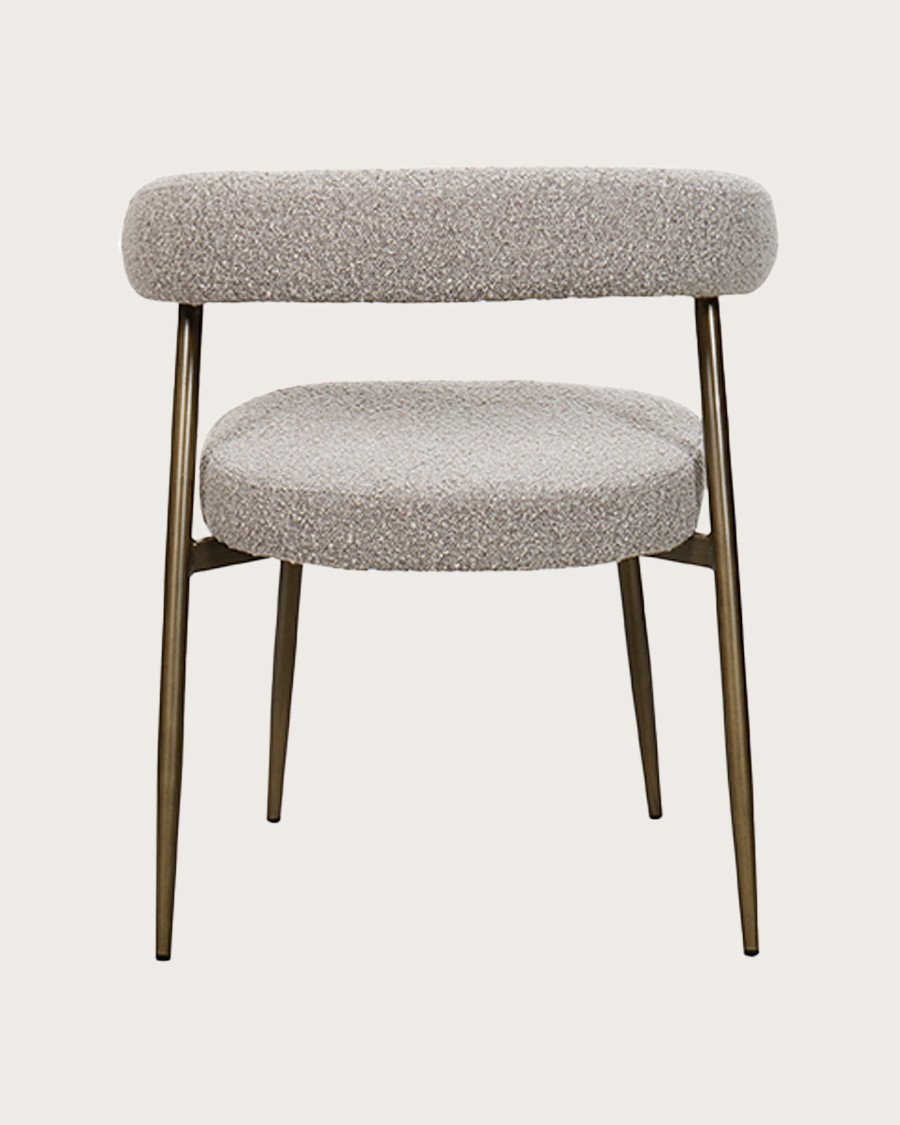 copy of Chacha - Lot de 2 chaise en tissu et pieds métal