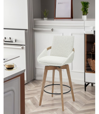 copy of Chacha - Lot de 2 chaise en tissu et pieds métal
