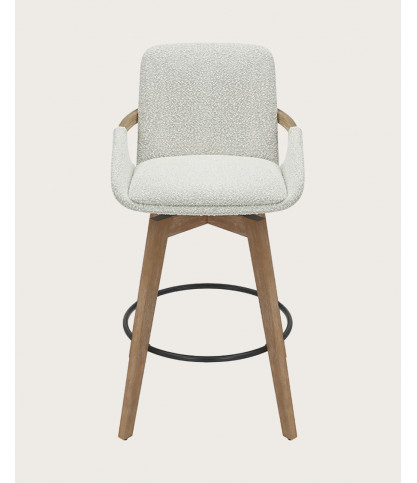 copy of Chacha - Lot de 2 chaise en tissu et pieds métal