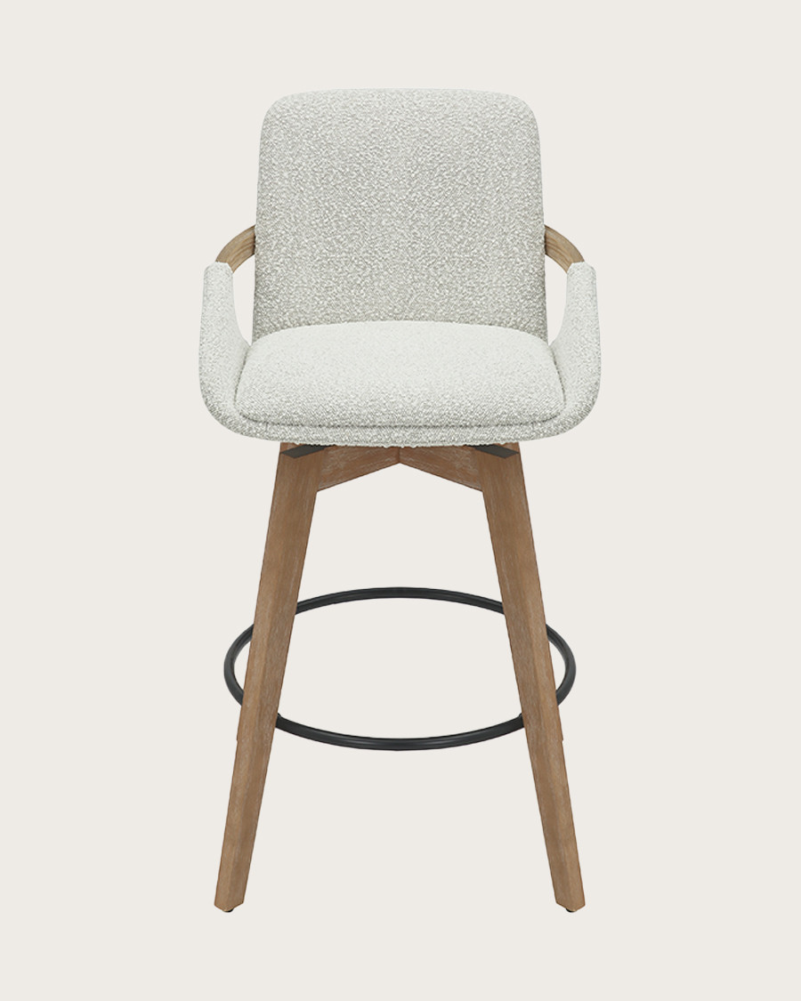 copy of Chacha - Lot de 2 chaise en tissu et pieds métal