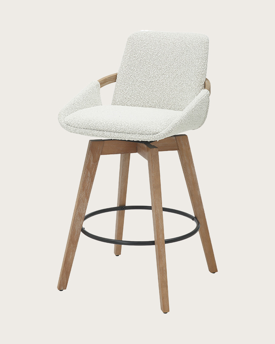 copy of Chacha - Lot de 2 chaise en tissu et pieds métal