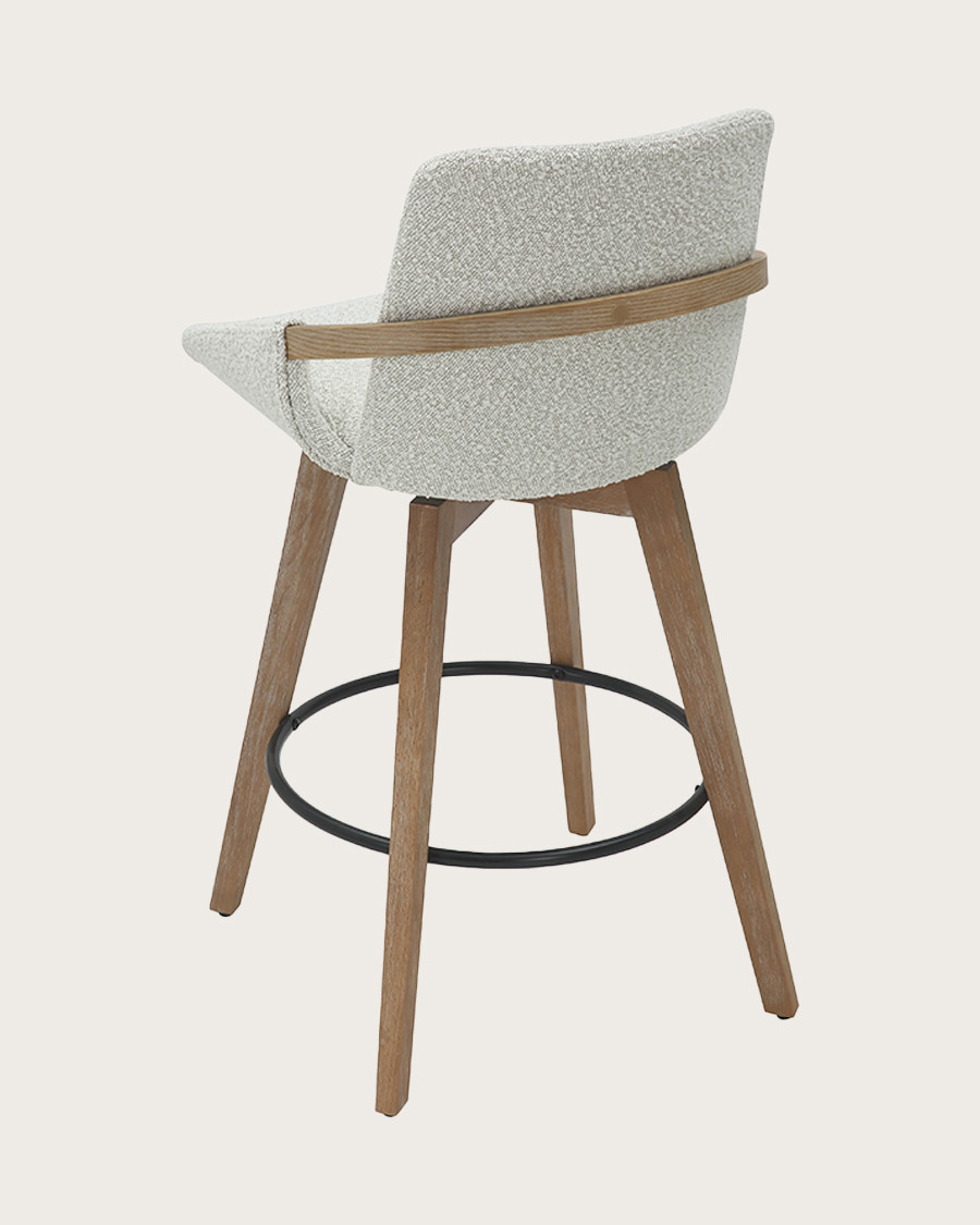 copy of Chacha - Lot de 2 chaise en tissu et pieds métal