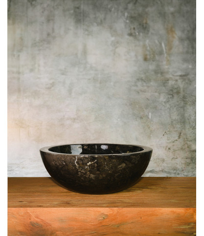 Dune - Black marble countertop washbasin