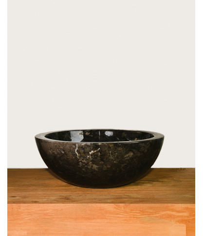 Dune - Black marble countertop washbasin