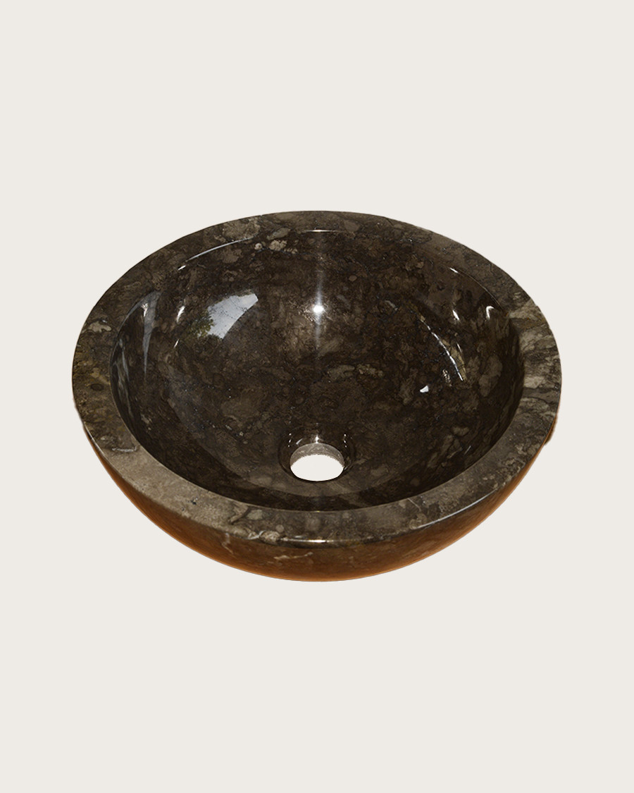 Dune - Black marble countertop washbasin