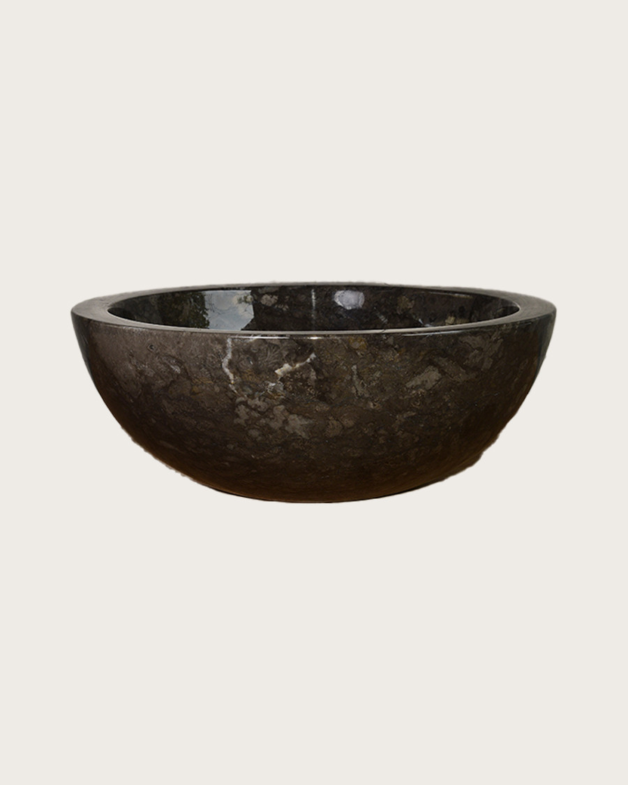 Dune - Lavabo con encimera de mármol negro