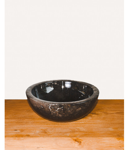 Dune - Black marble countertop washbasin
