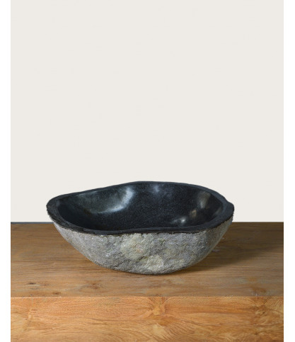 Eram - Black river stone basin