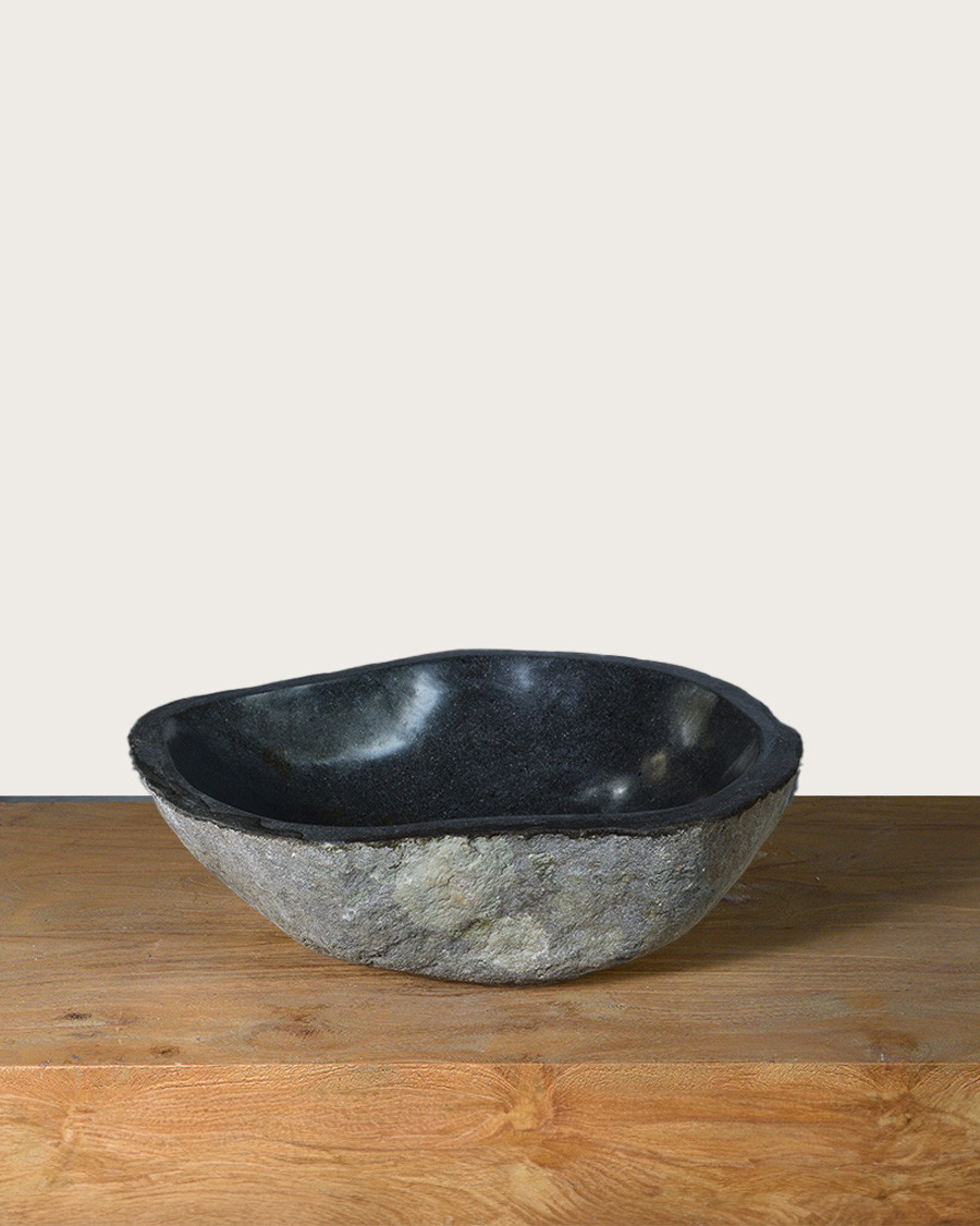 Eram - Black river stone basin