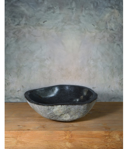 Eram - Black river stone basin