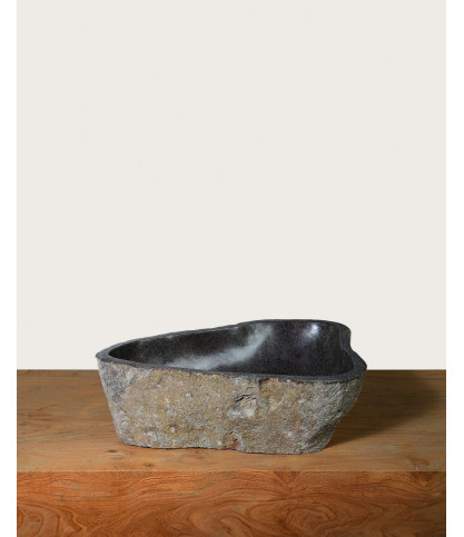 Aima - Black river stone basin