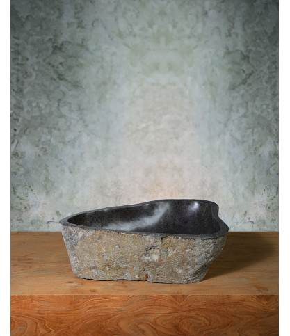 Aima - Black river stone basin