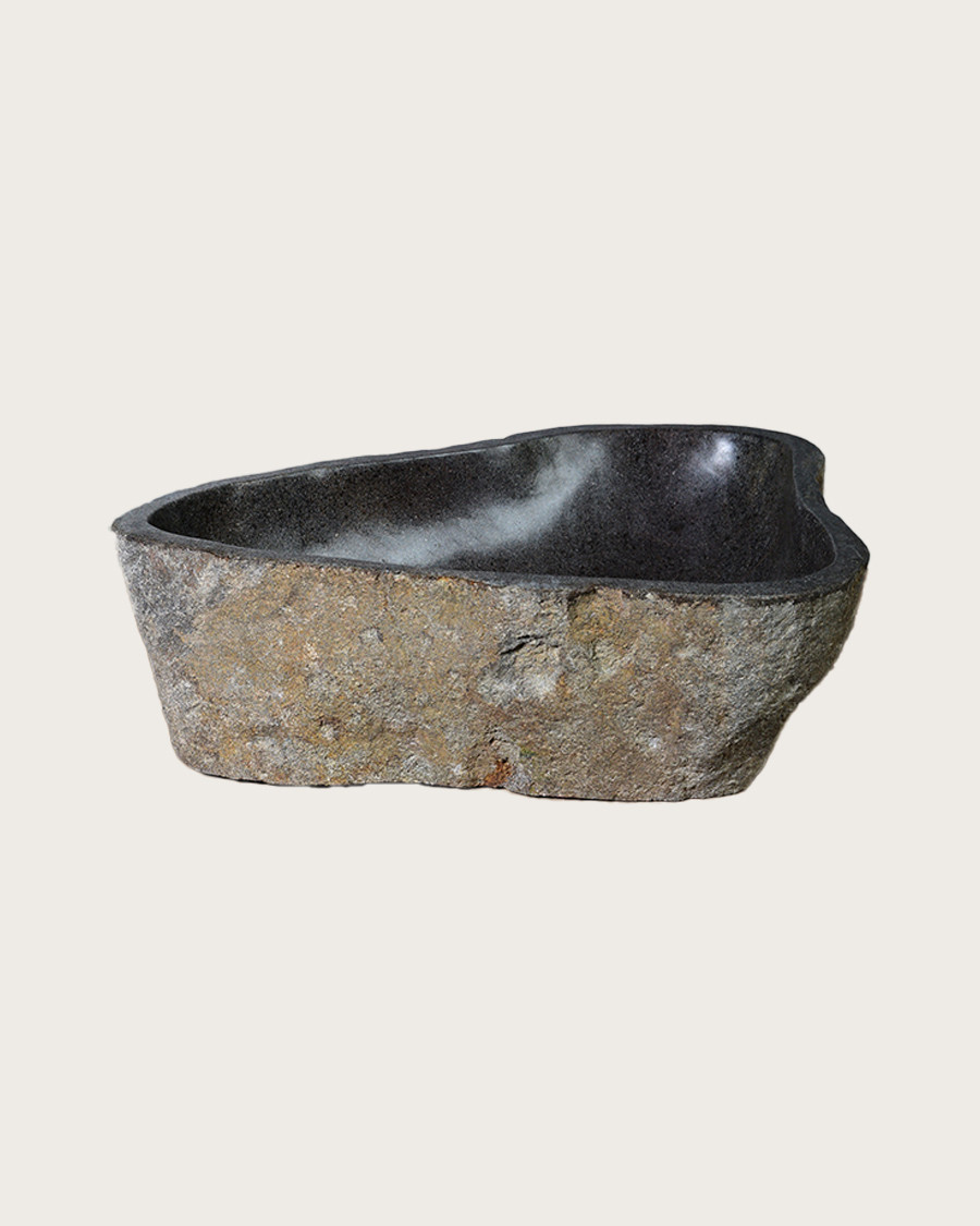Aima - Black river stone basin