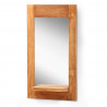 Eclipse - Miroir en teck massif