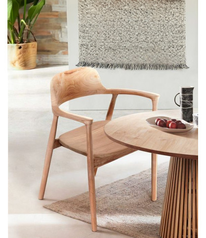 Kendi - Silla de teca maciza