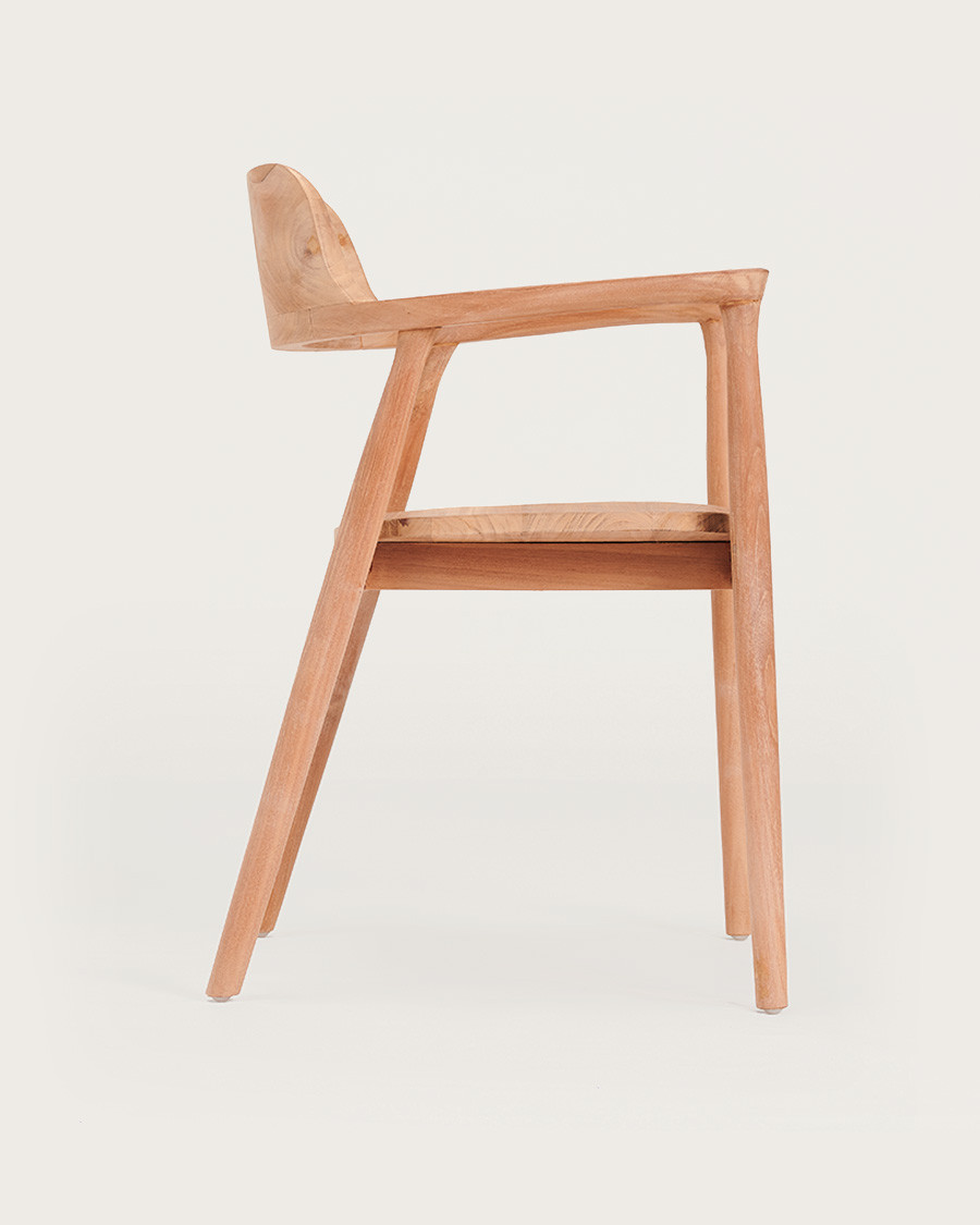 Silla Kendi de teca maciza