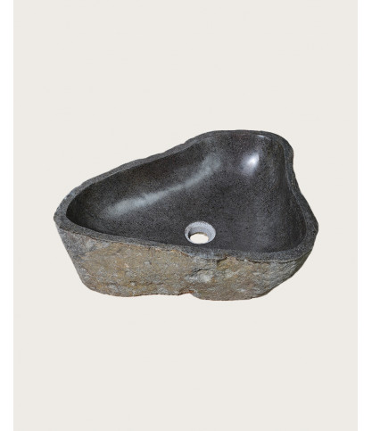 Aima - Cuenca de piedra de río negra