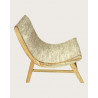 Kaho - Fauteuil en teck massif et corde