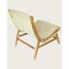 Kaho - Fauteuil en teck massif et corde