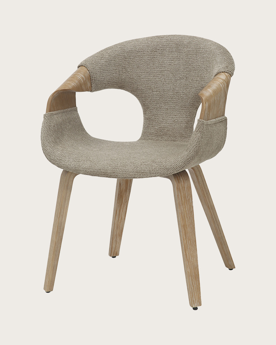 copy of Chacha - Lot de 2 chaise en tissu et pieds métal